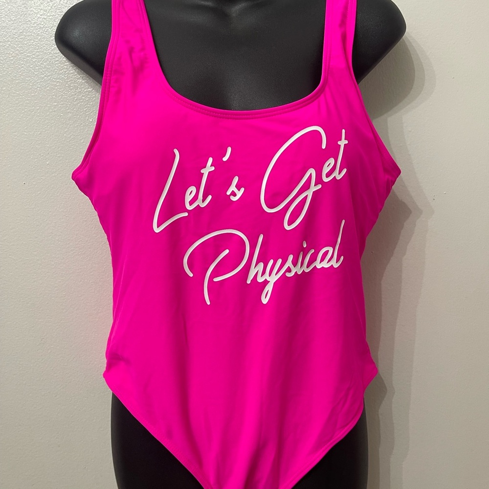 MIAU LIA Pink 80’s inspired swimsuit